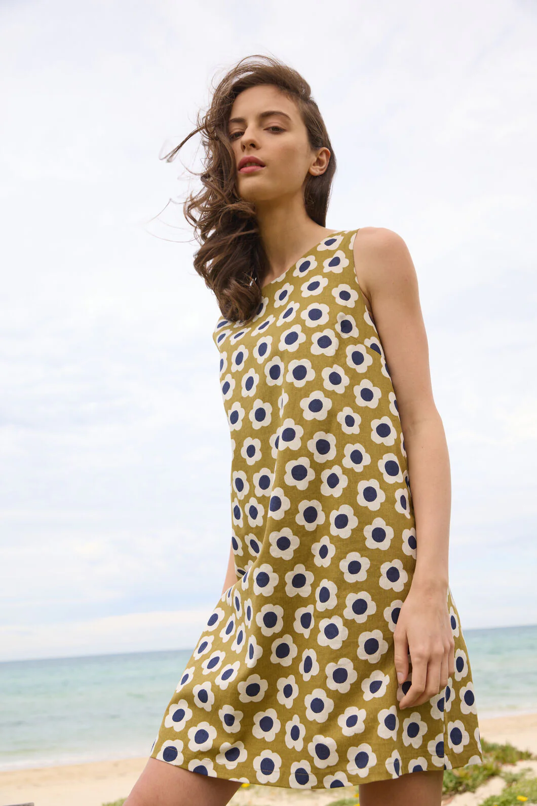 Janie 60'S Mini Shift Dress - Image 2