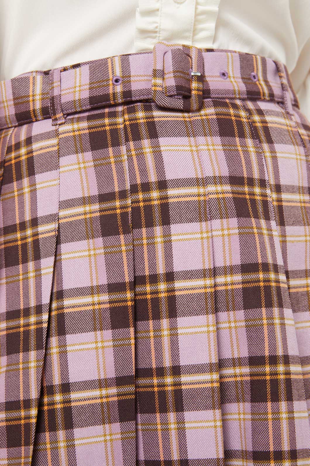 Jeannie Check Mini Skirt - Image 5