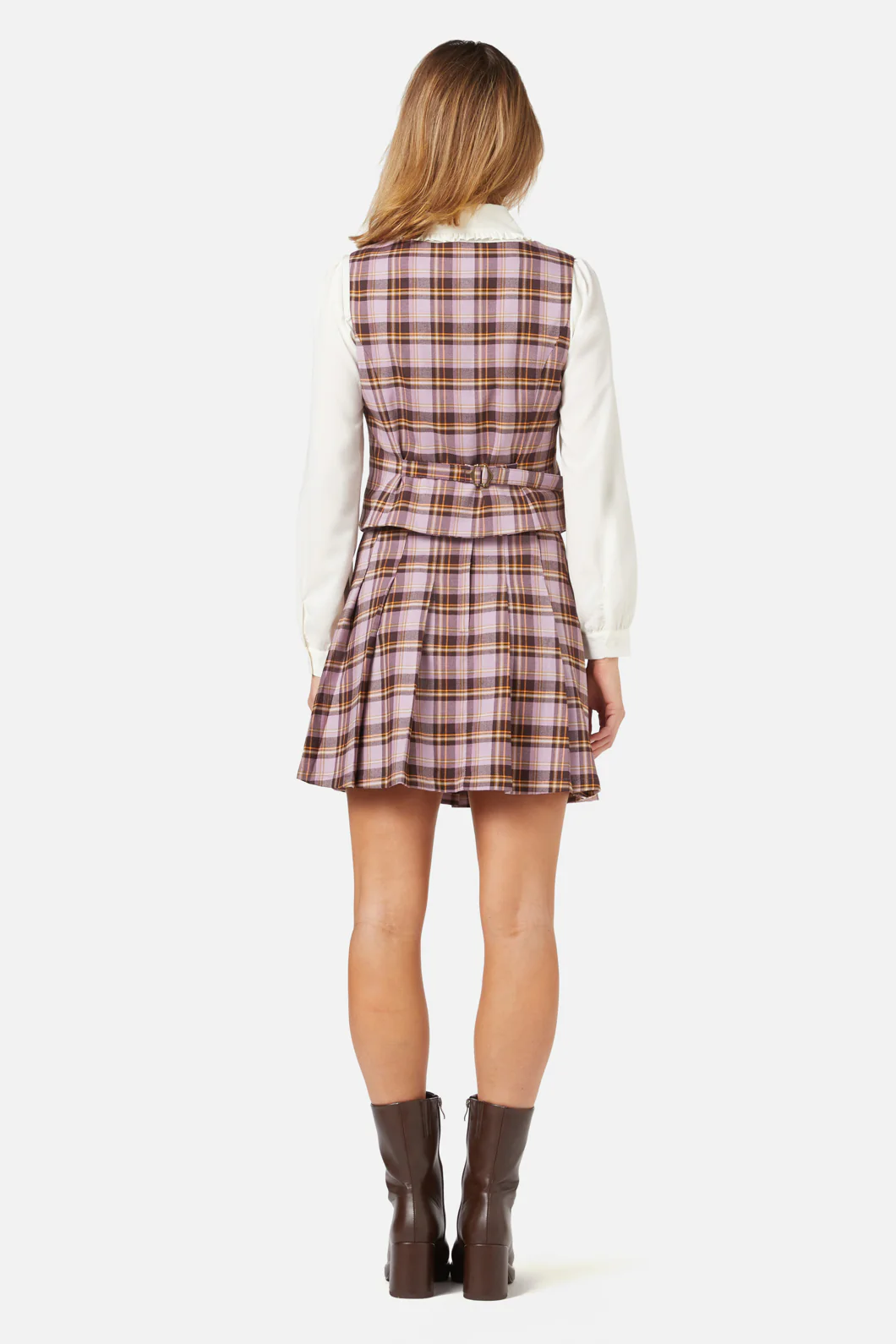 Jeannie Check Vest - Image 4