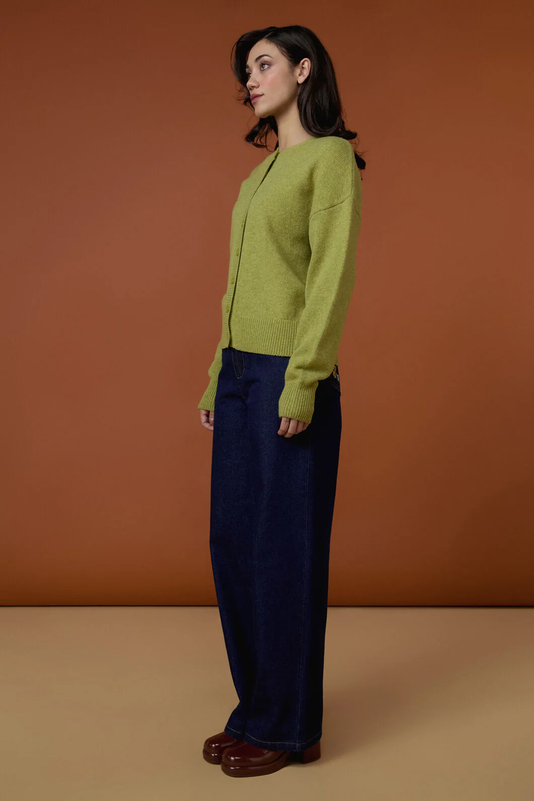 Jodie Wool Blend Cardigan - Image 10