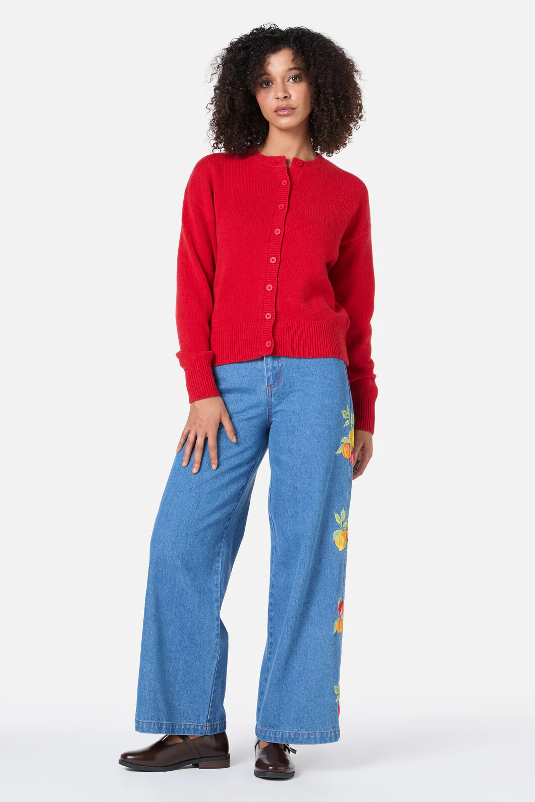 Jodie Wool Blend Cardigan - Image 2
