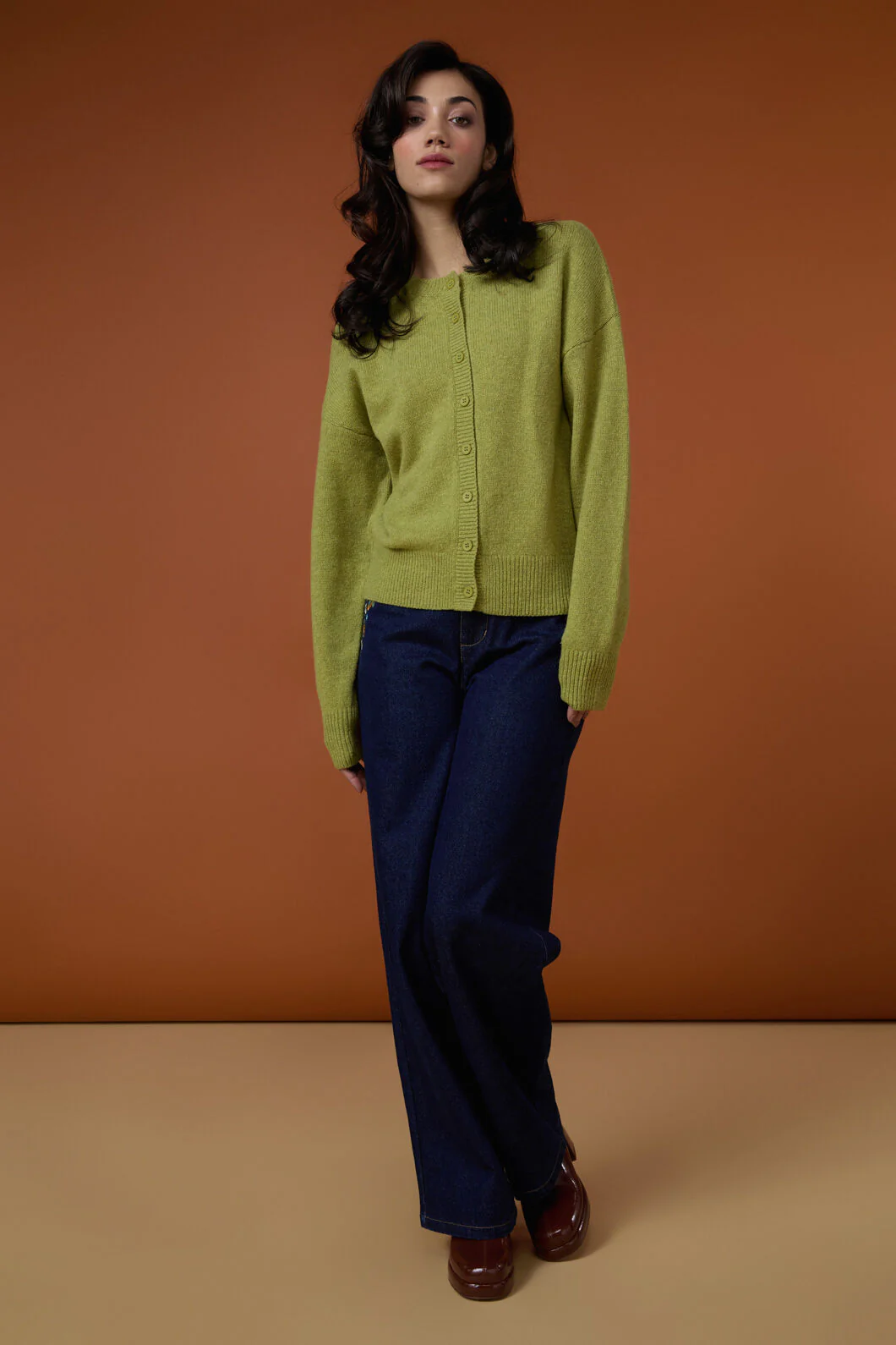Jodie Wool Blend Cardigan - Image 9