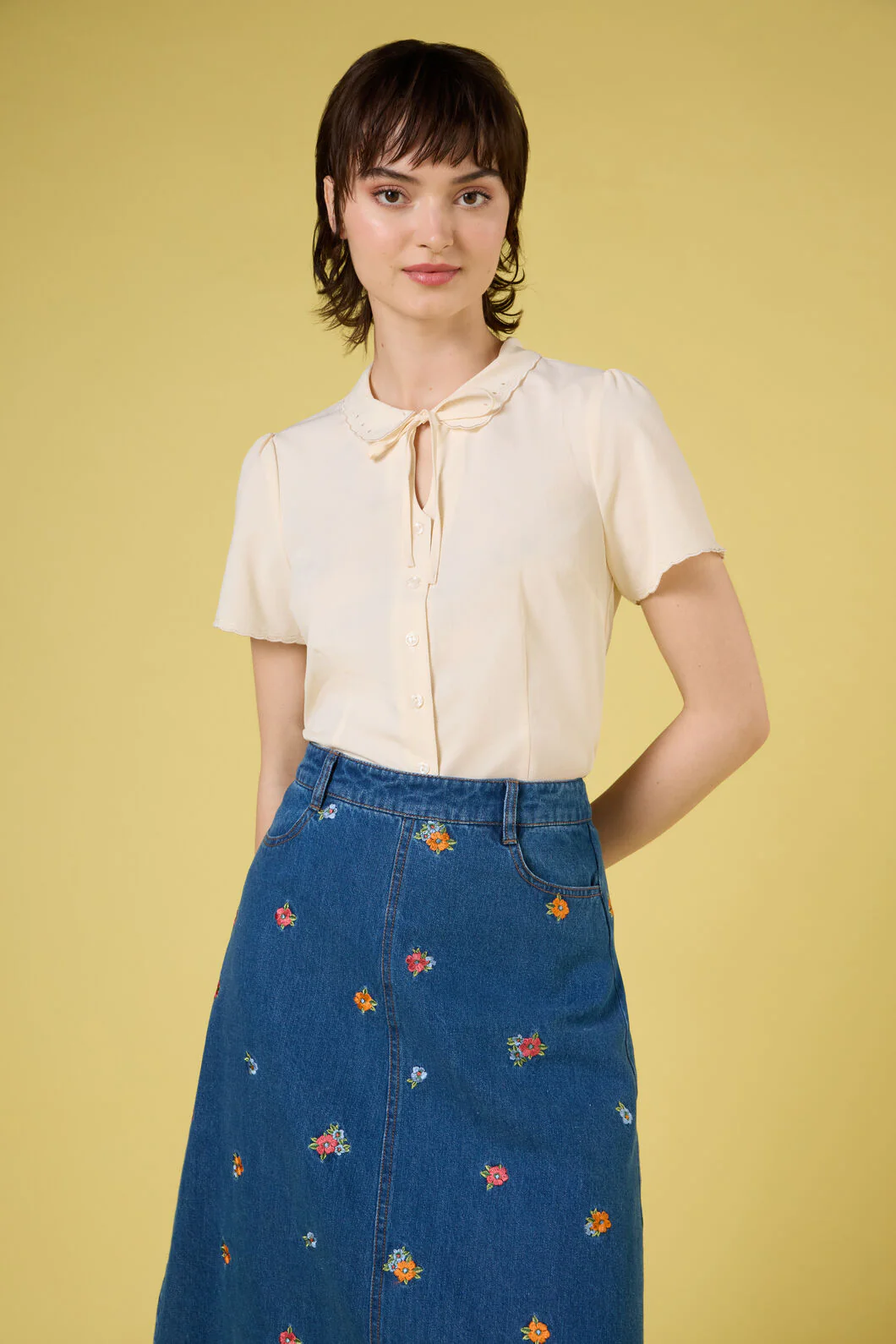 Josie Short Sleeve Blouse - Image 14