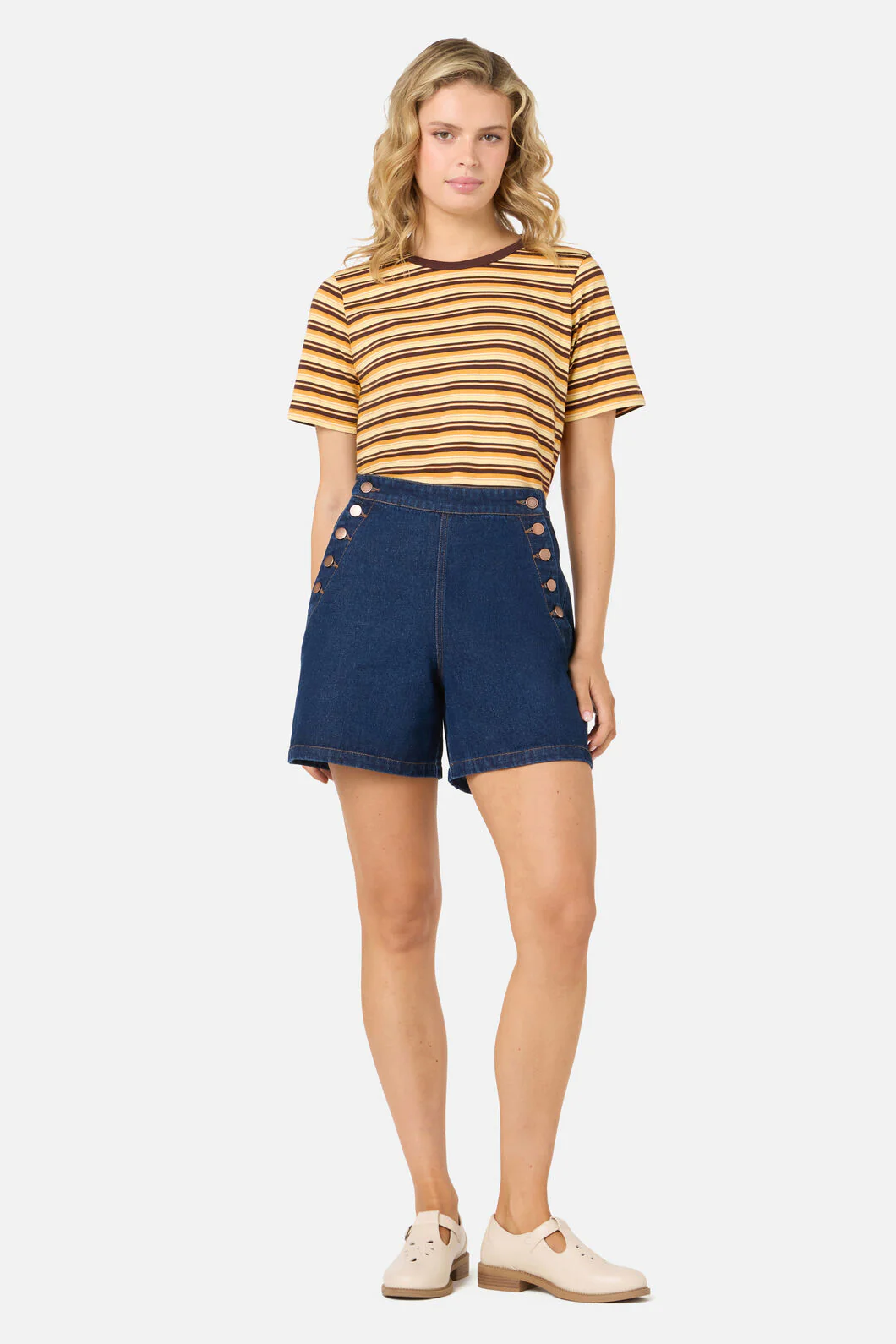 Judy Retro Stripe Tee - Image 8