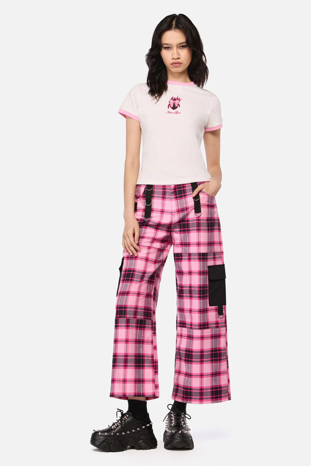 Just A Girl Fitted T-Shirt - Image 4