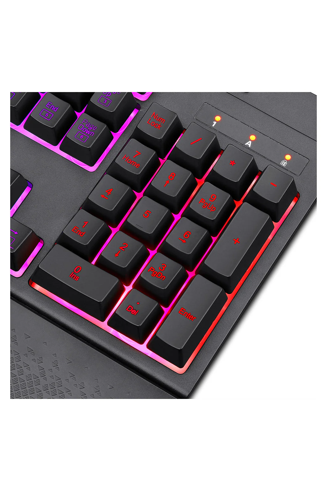 Redragon K512 Shiva RGB Backlit Full Size Wired Membrane Gamin Keyboard (Black) - Image 7