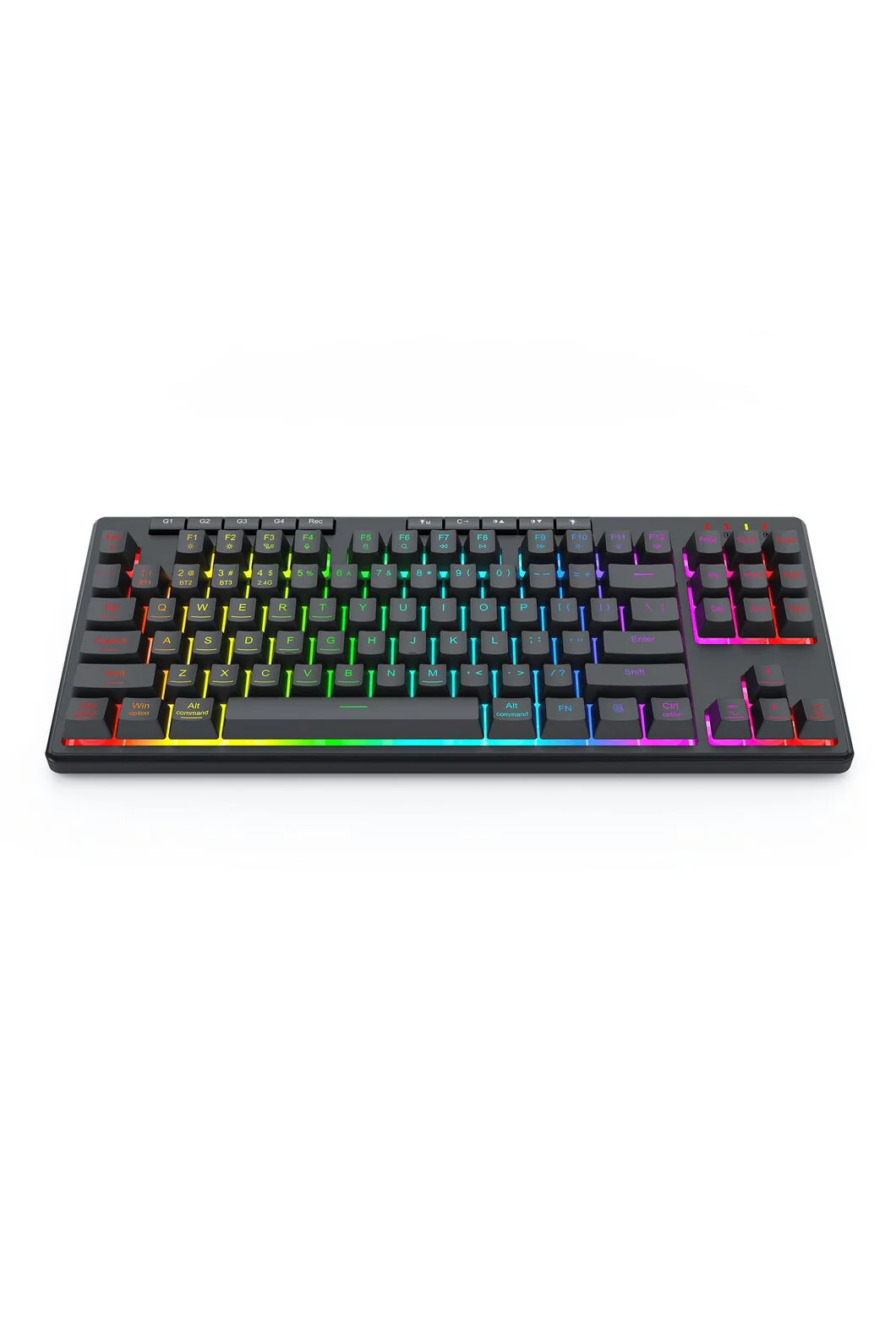 Redragon K516RGB-PRO Shiva Black 87-Key Wireless RGB Gaming Keyboard - Image 4