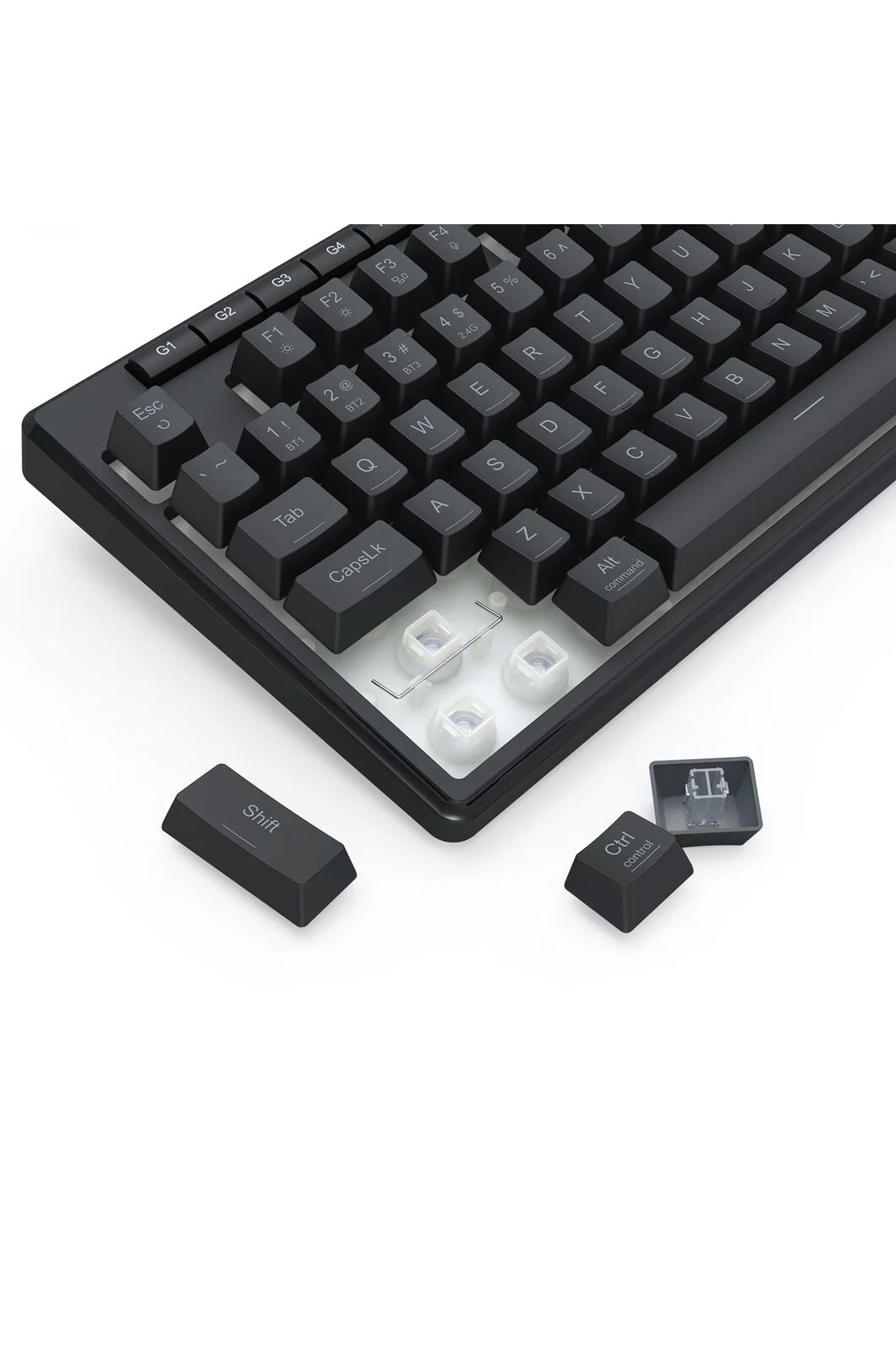 Redragon K516RGB-PRO Shiva Black 87-Key Wireless RGB Gaming Keyboard - Image 8