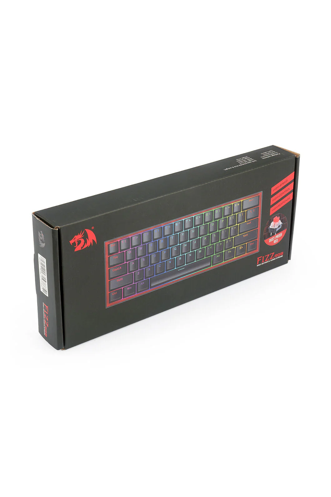 Redragon K617-RGB Fizz Black 60% Wired Mechanical Gaming Keyboard - Image 10
