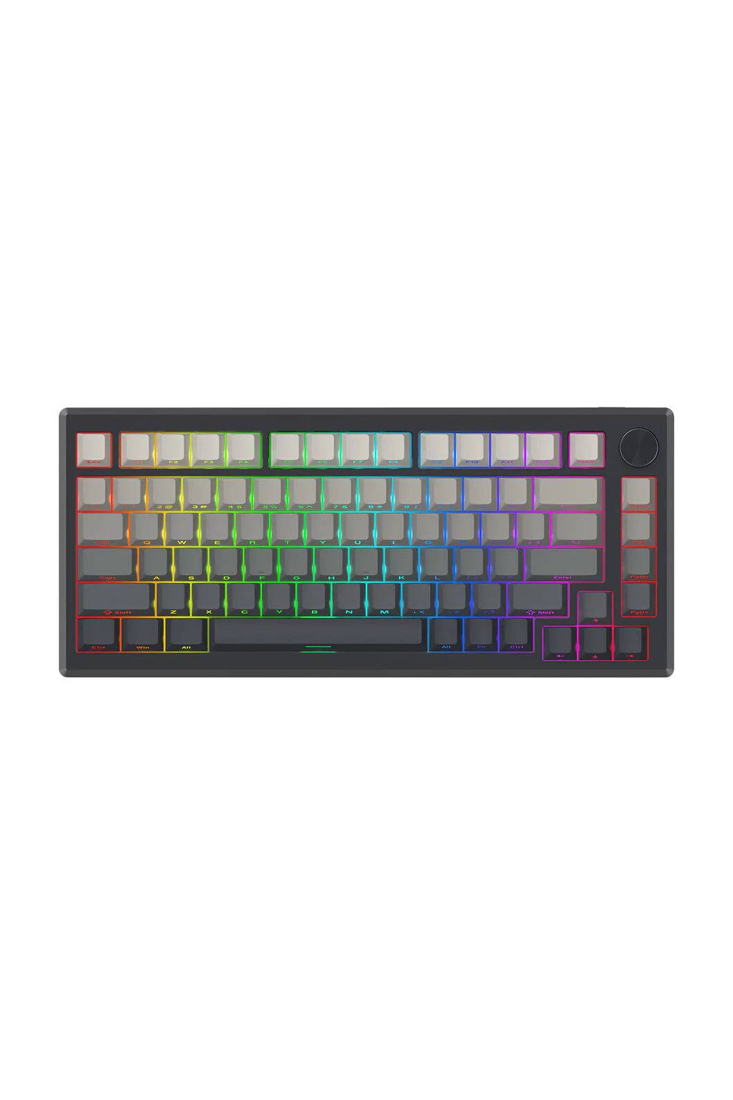 Redragon K673SP RGB Pro Geb Gradient Black 75% Gasket Wireless Mechanical Keyboard
