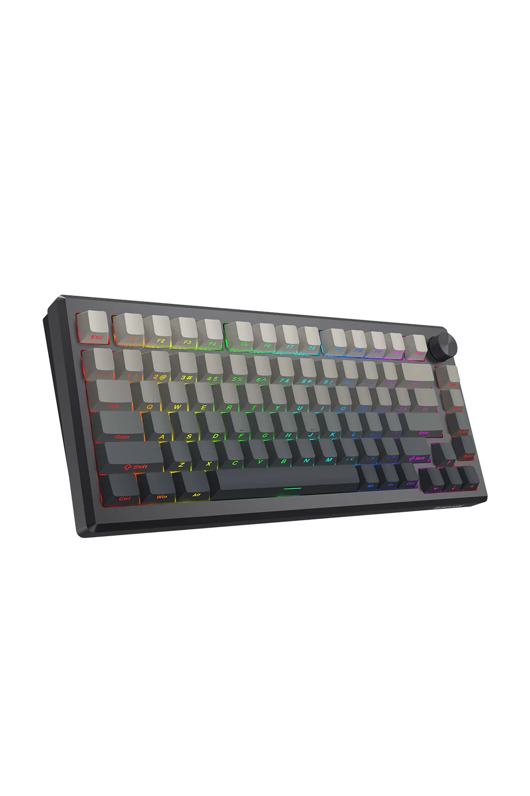 Redragon K673SP RGB Pro Geb Gradient Black 75% Gasket Wireless Mechanical Keyboard - Image 2