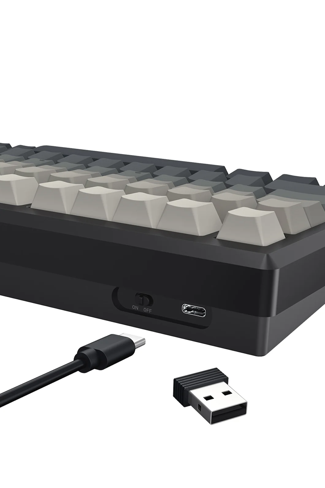 Redragon K673SP RGB Pro Geb Gradient Black 75% Gasket Wireless Mechanical Keyboard - Image 7