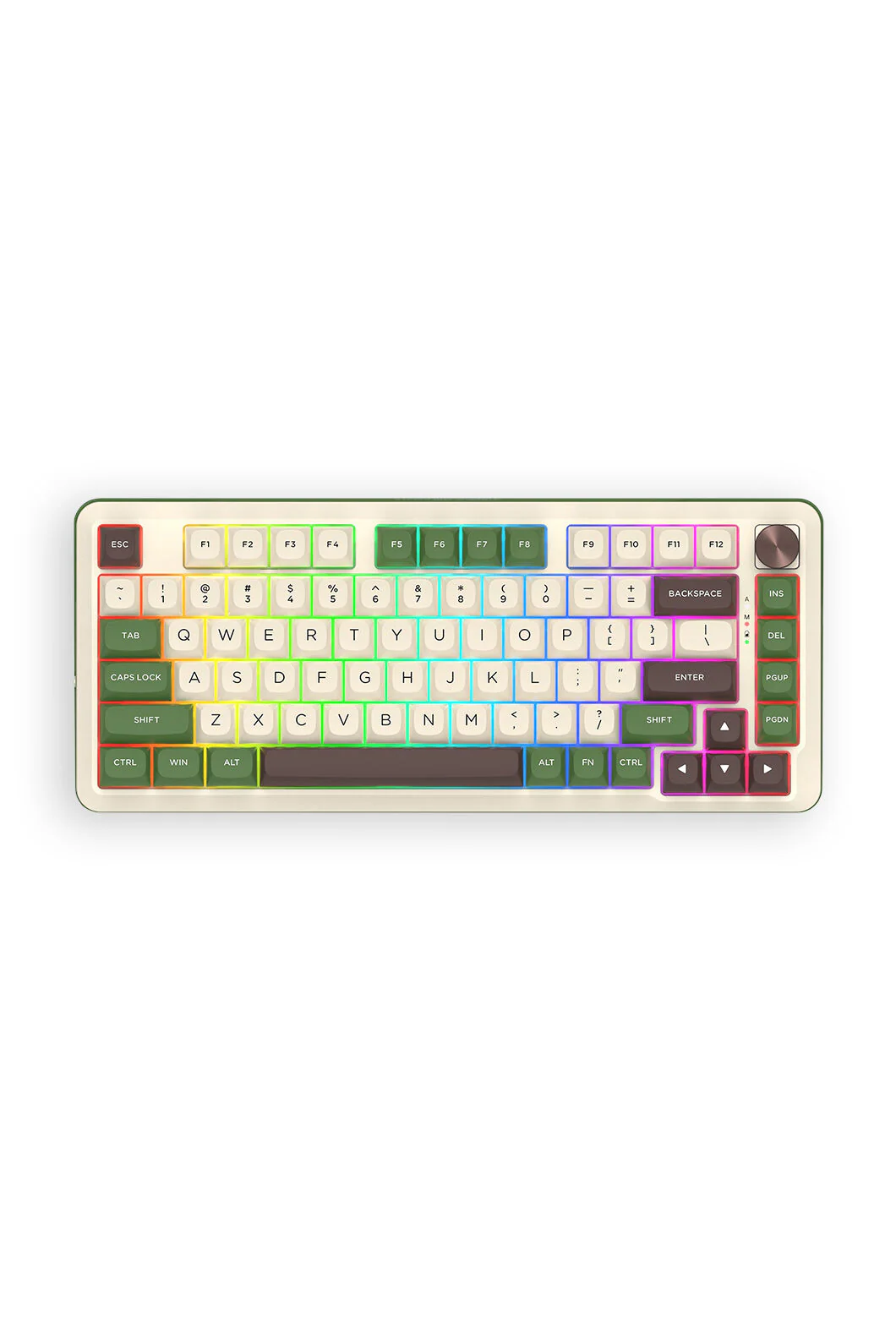 Redragon K681CGC-RGB Pro Cyrus Beige 75% Gasket Mechanical Keyboard - Image 2