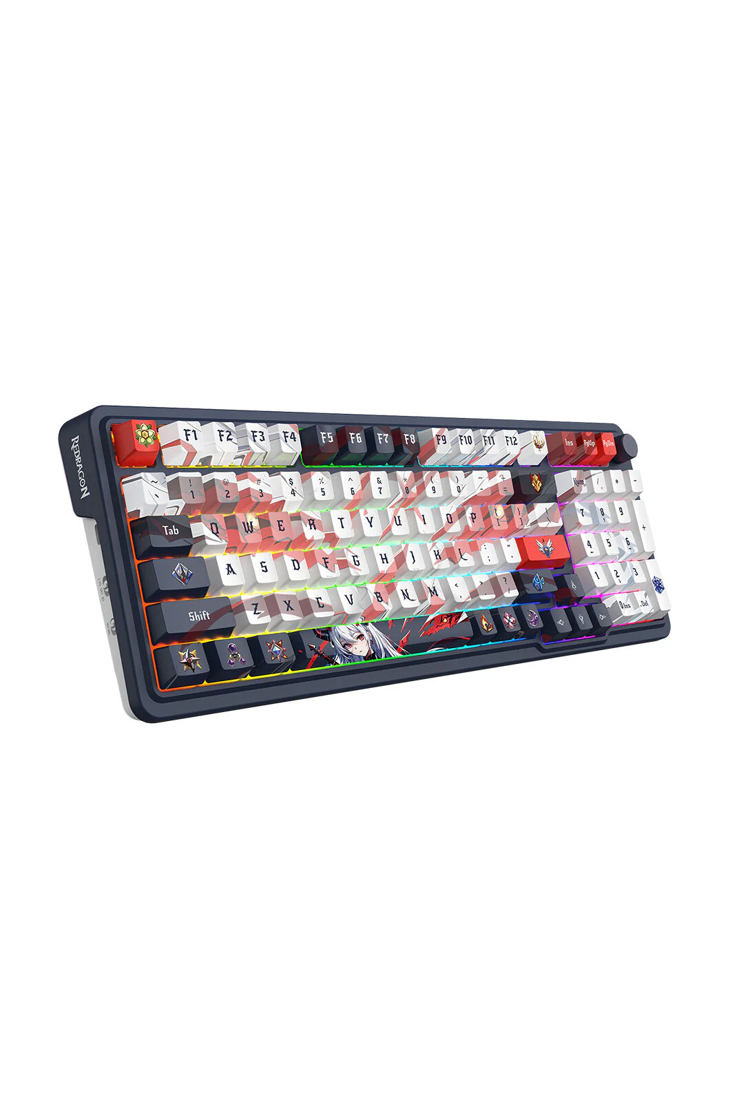 Redragon K686AK RGB Pro EISA Navy White 98+1 Gasket Wireless Mechanical Keyboard