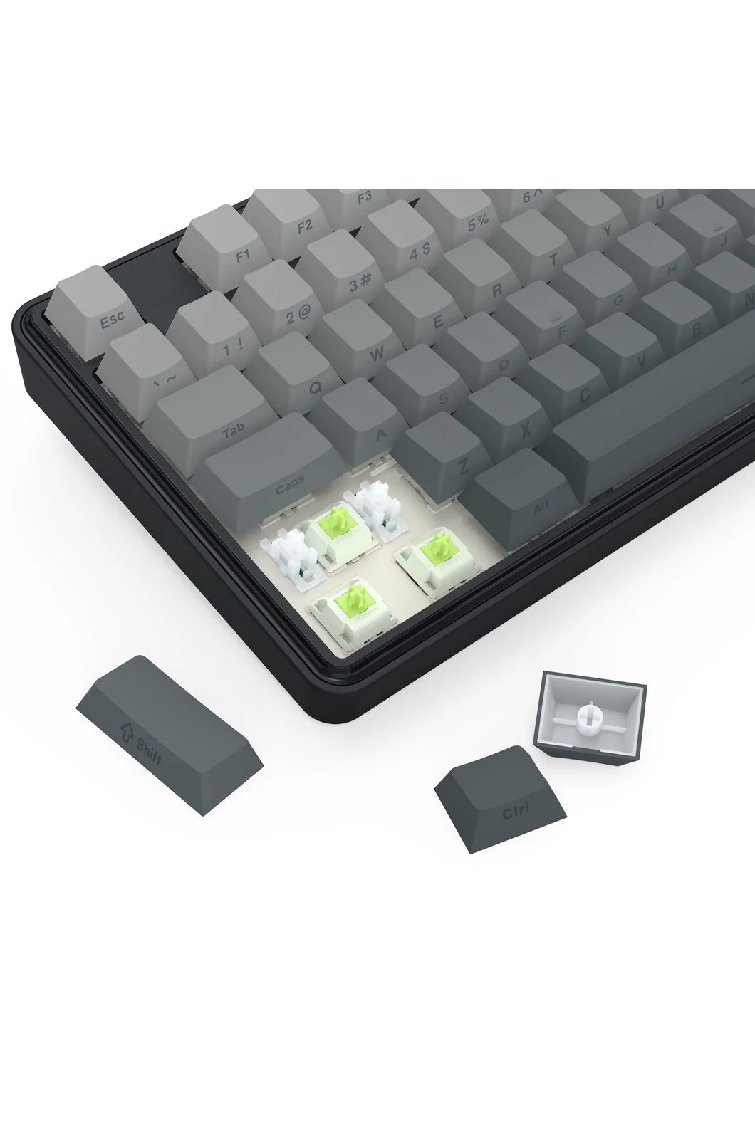 Redragon K707SP RGB Pro Star Blade Charcoal TKL Gasket Wireless Mechanical Keyboard - Image 8