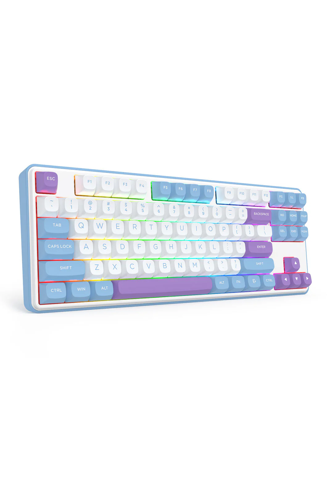 Redragon K707WBP RGB Pro S.Blade Purple TKL Gasket Wireless Mechanical Keyboard - Image 2
