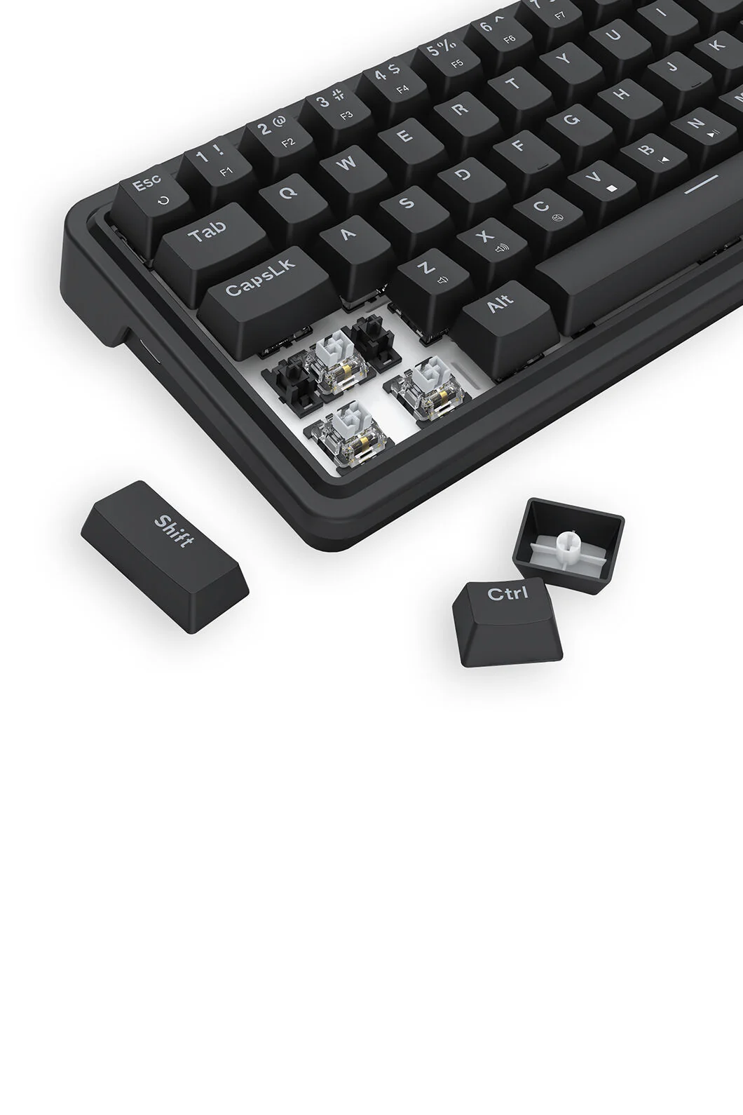 Redragon K709 NOVA Black 65% Gasket Wired RGB Mechanical Gaming Keyboard - Image 8