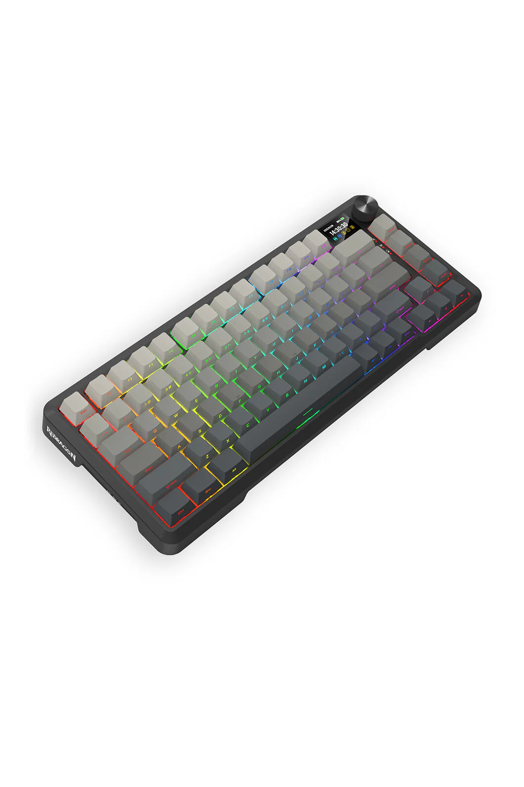 Redragon K724-PRO BEHEMOTH Black 75% Gasket Tri-Mode Mechanical Gaming Keyboard - Image 3