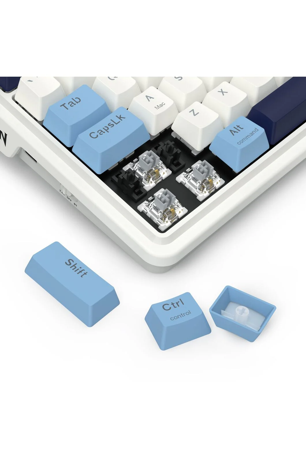 Redragon K728WBB RGB Pro Antonium Pro White TKL Gasket Wireless Mechanical Keyboard - Image 8