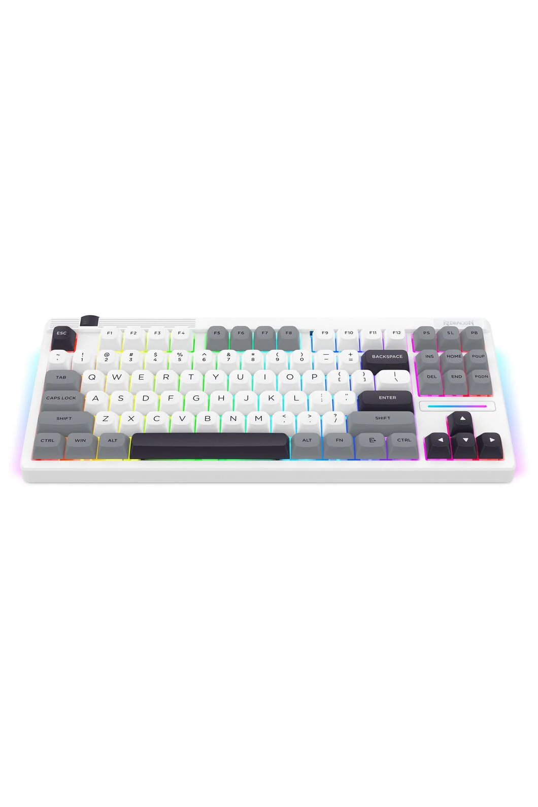 Redragon K729WGB RGB Pro OTIM Pro White TKL Gasket Wireless Mechanical Keyboard - Image 3