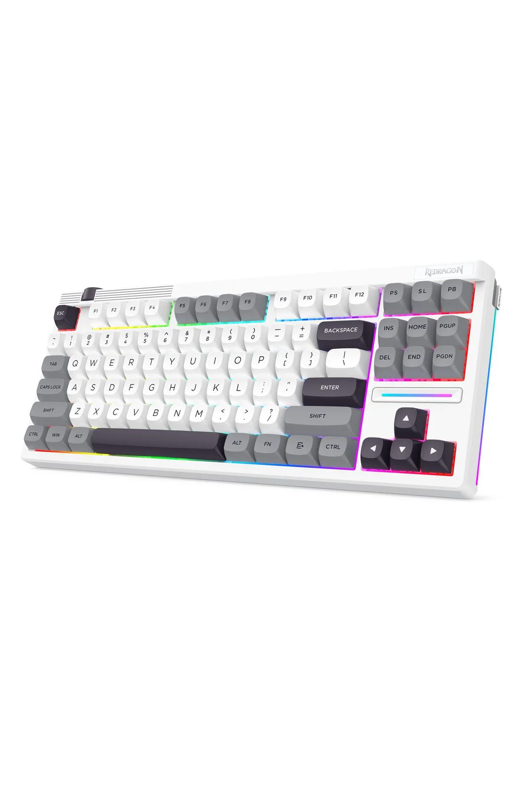 Redragon K729WGB RGB Pro OTIM Pro White TKL Gasket Wireless Mechanical Keyboard - Image 8