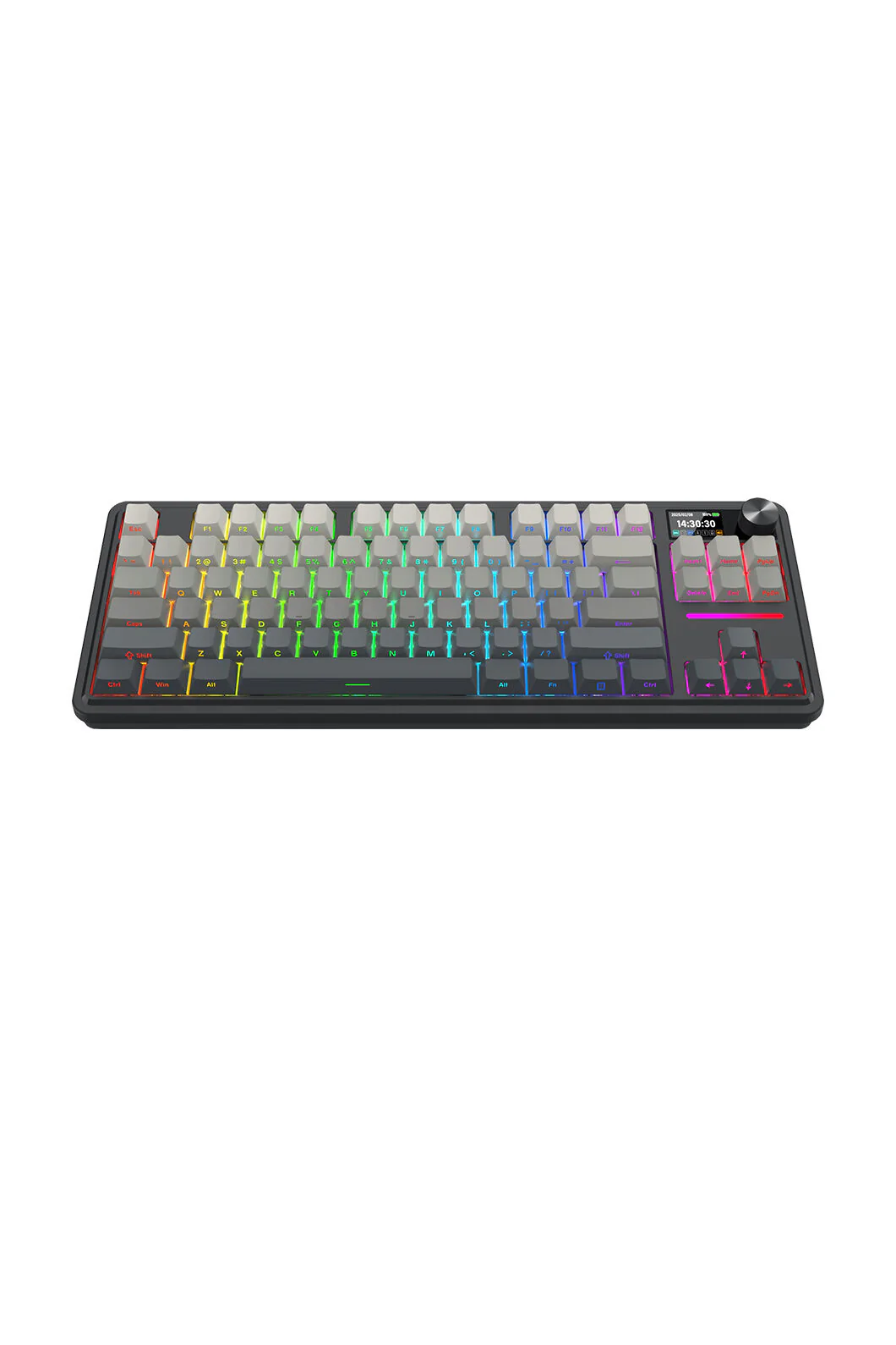 Redragon K743SP-RGB-PRO Antonium LCD Black 75% Customisable RGB Mechanical Gaming Keyboard - Image 5