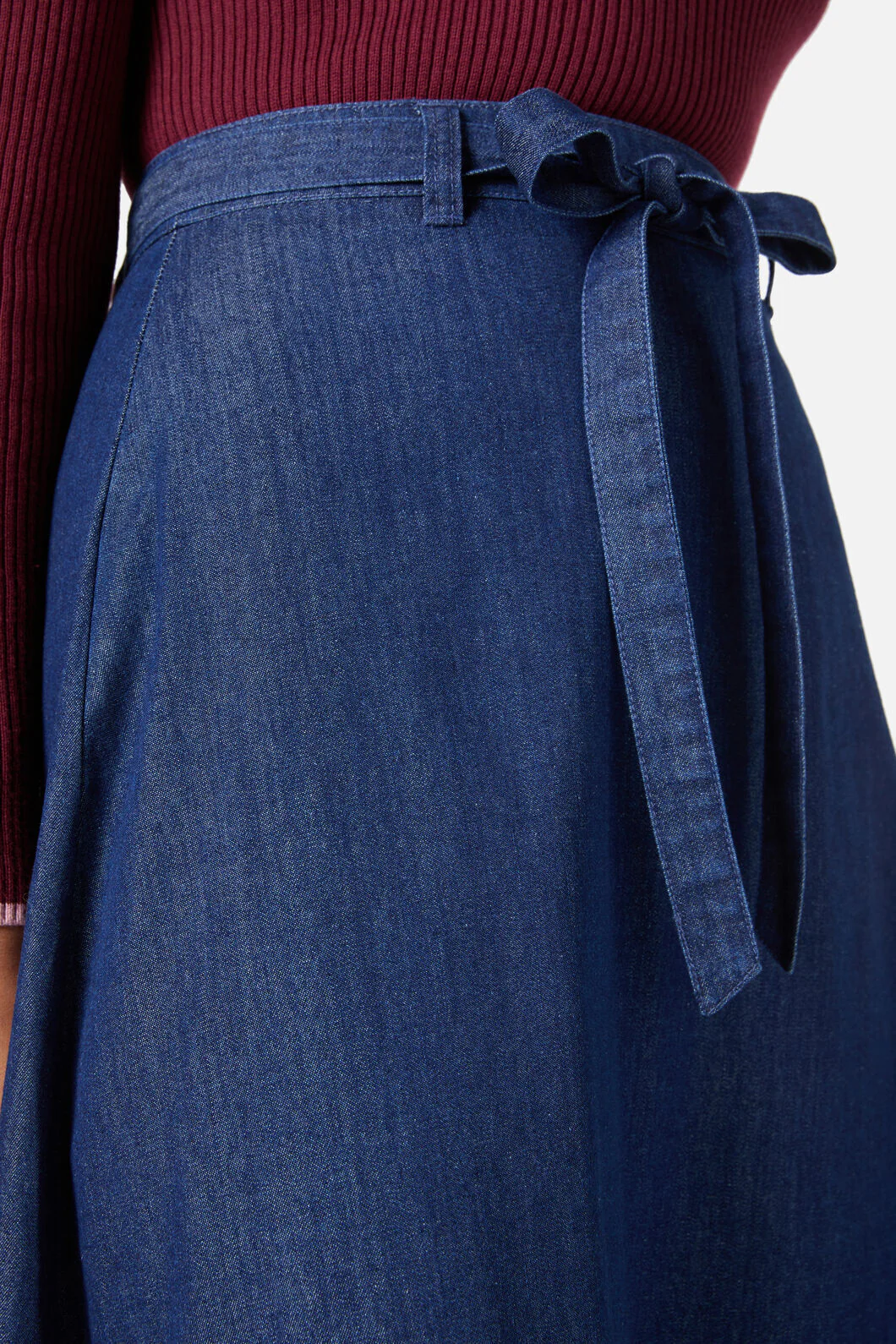 Kara Denim Midi Skirt - Image 6