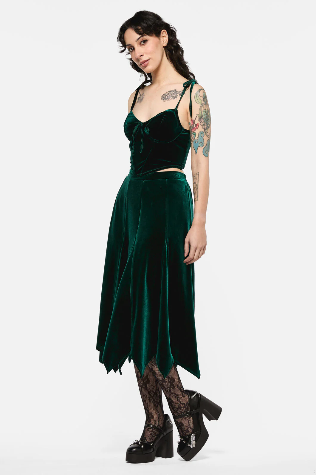 Keeper Of The Woods Velvet Skirt - Image 2