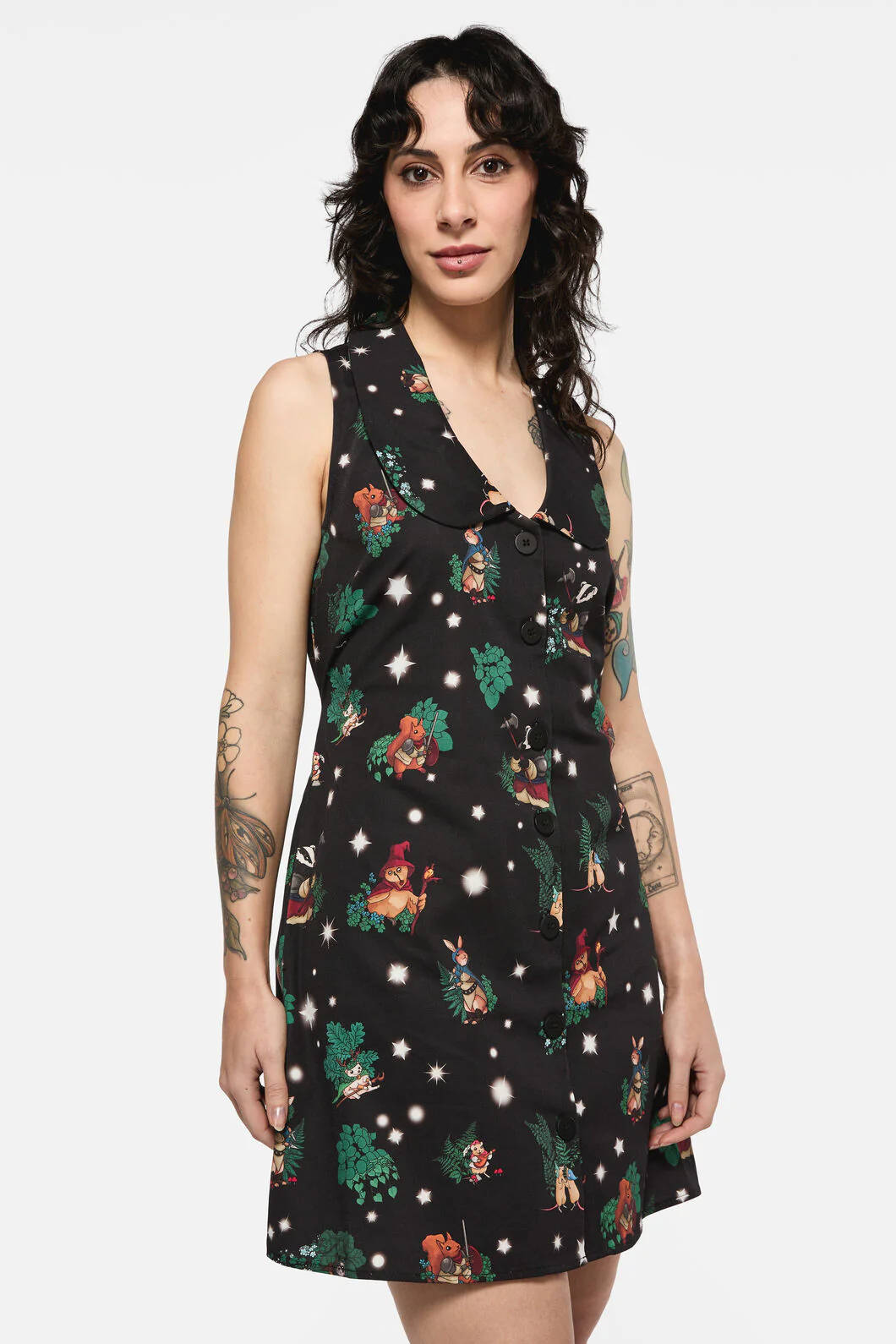 Keeper Of The Woods Print Pinafore - Image 3
