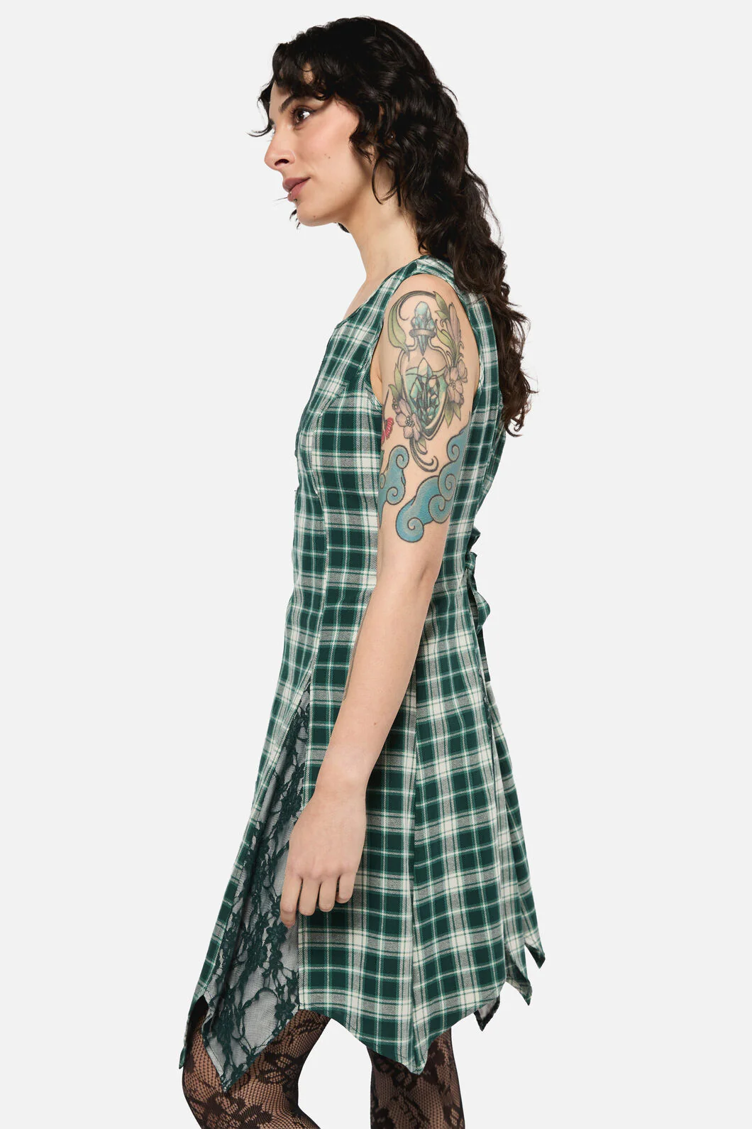 Keeper Of The Woods Tartan Lace Dress - Image 2