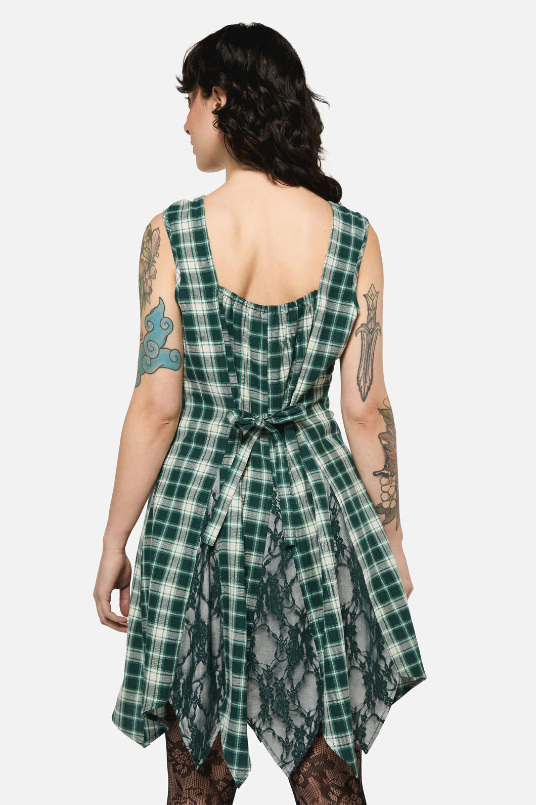 Keeper Of The Woods Tartan Lace Dress - Image 3