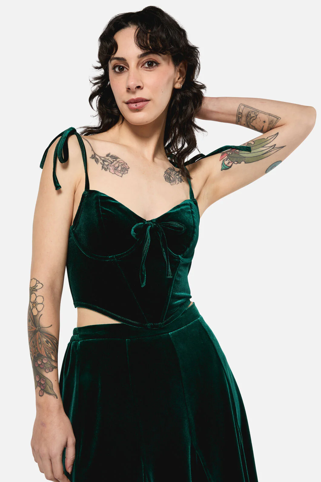 Keeper Of The Woods Velvet Corset Top - Image 2
