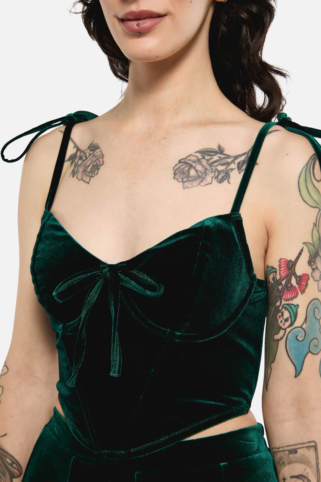 Keeper Of The Woods Velvet Corset Top - Image 4