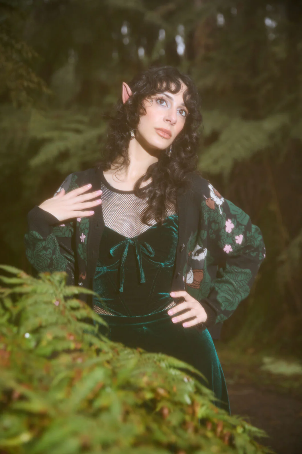 Keeper Of The Woods Velvet Corset Top - Image 5
