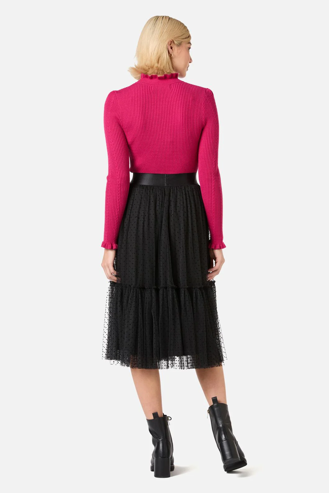 Keira Tulle Midi Skirt - Image 11