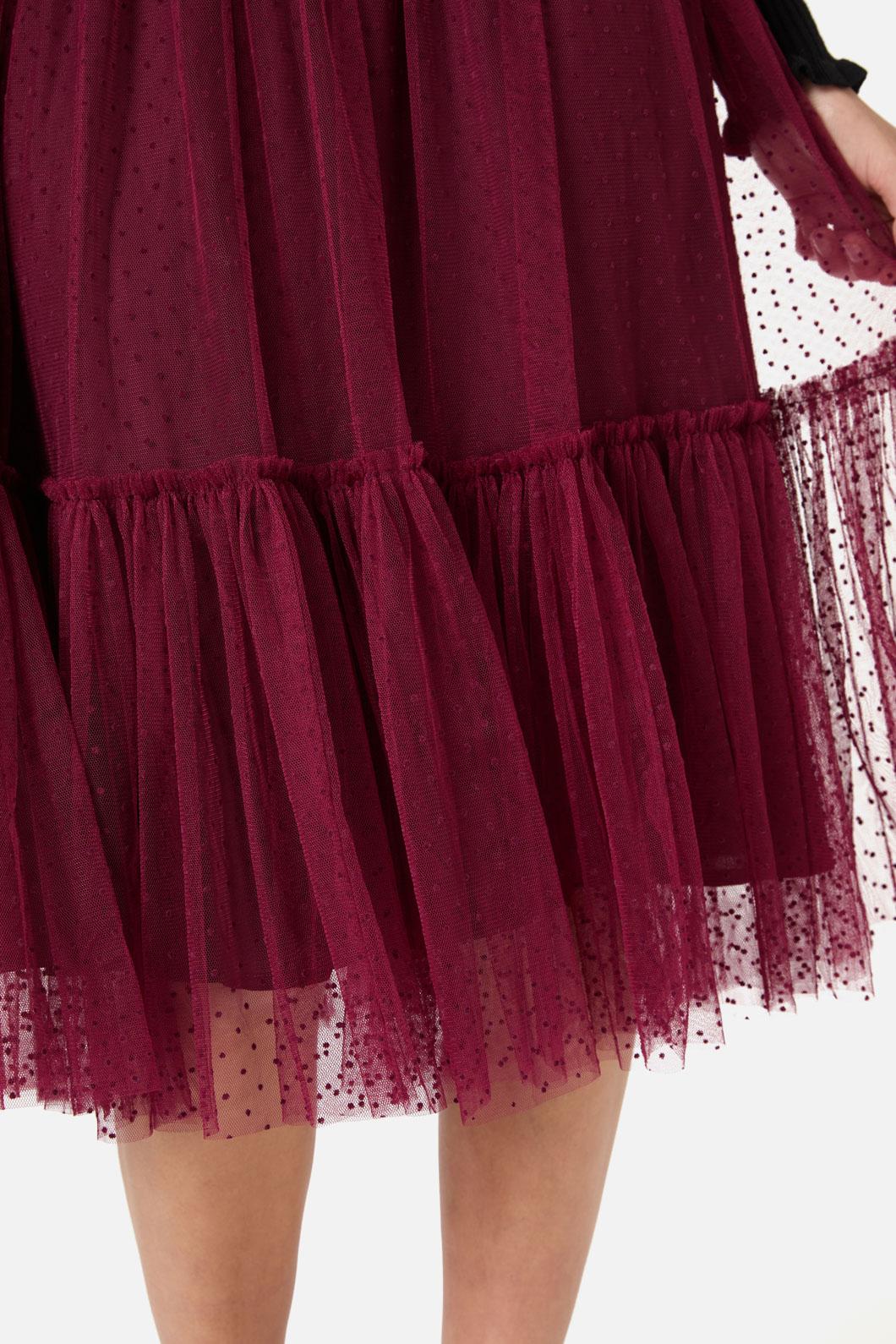Keira Tulle Midi Skirt - Image 7