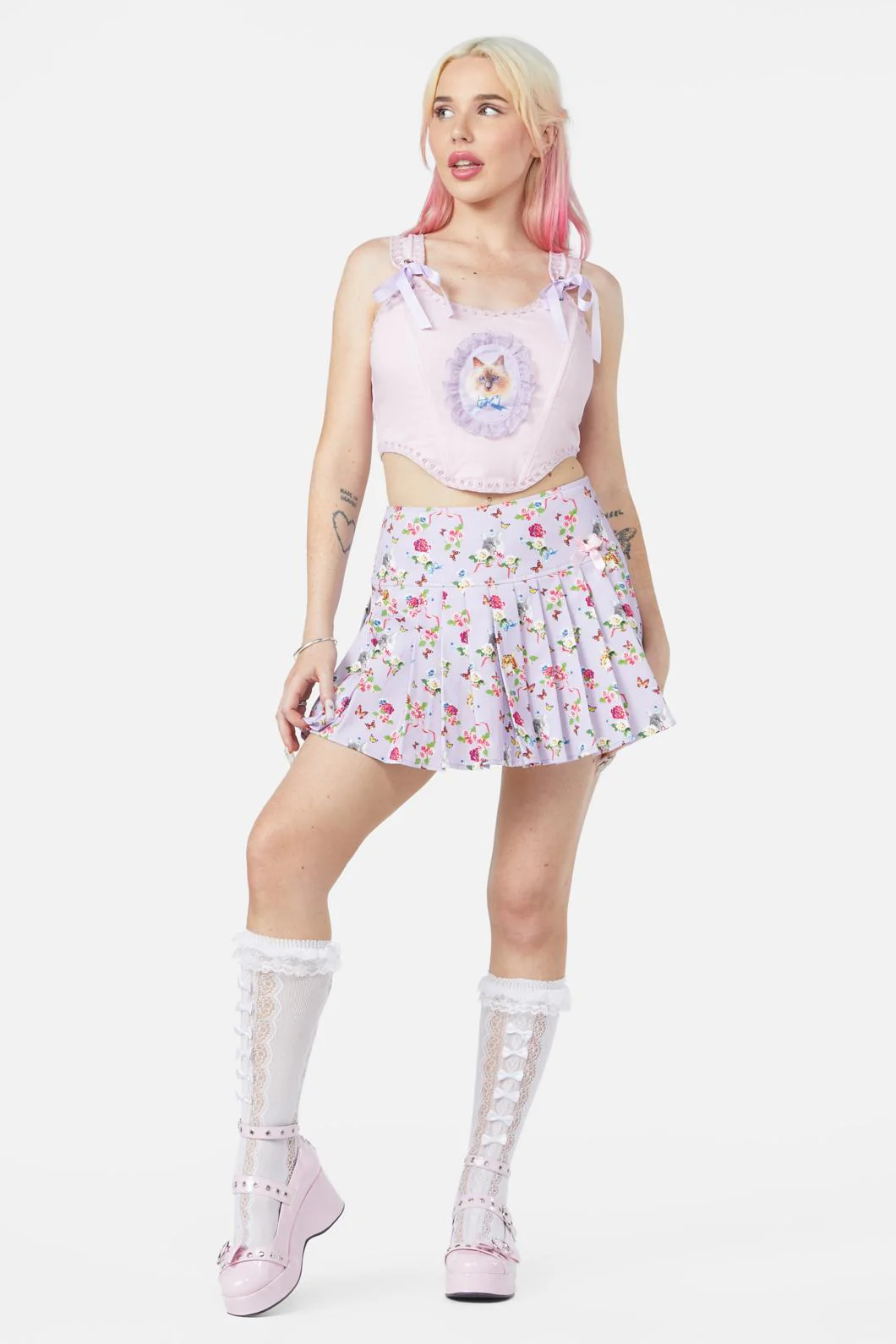 Kitsch Kitty Corset Top