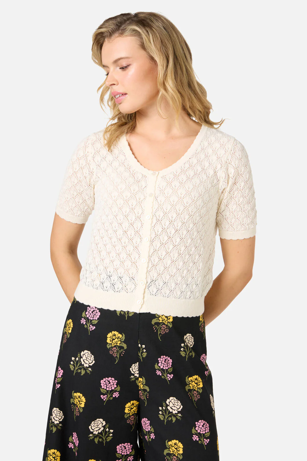 Lacey Short Sleeve Cardigan - Image 2