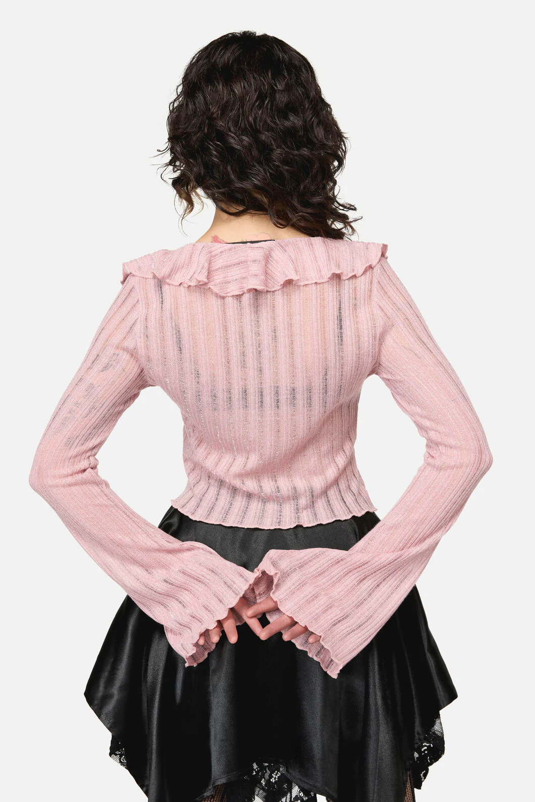 Ladybug Ruffle Cardigan - Image 3