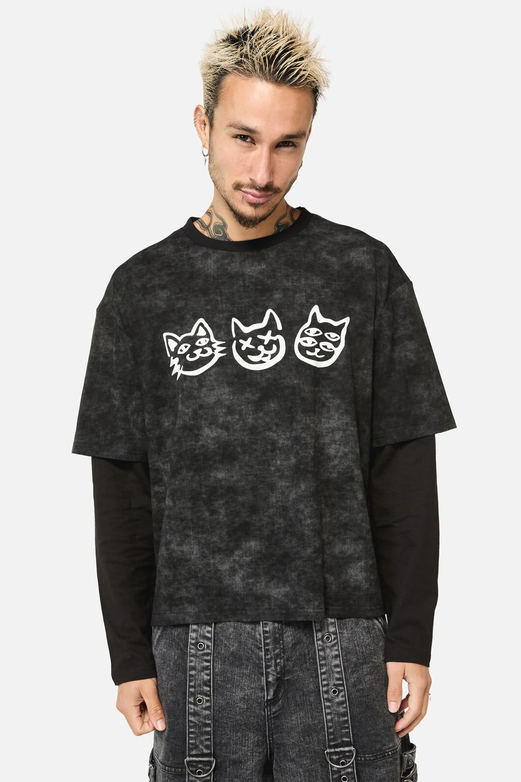 Laneway Graff Acid Wash Tee - Image 2