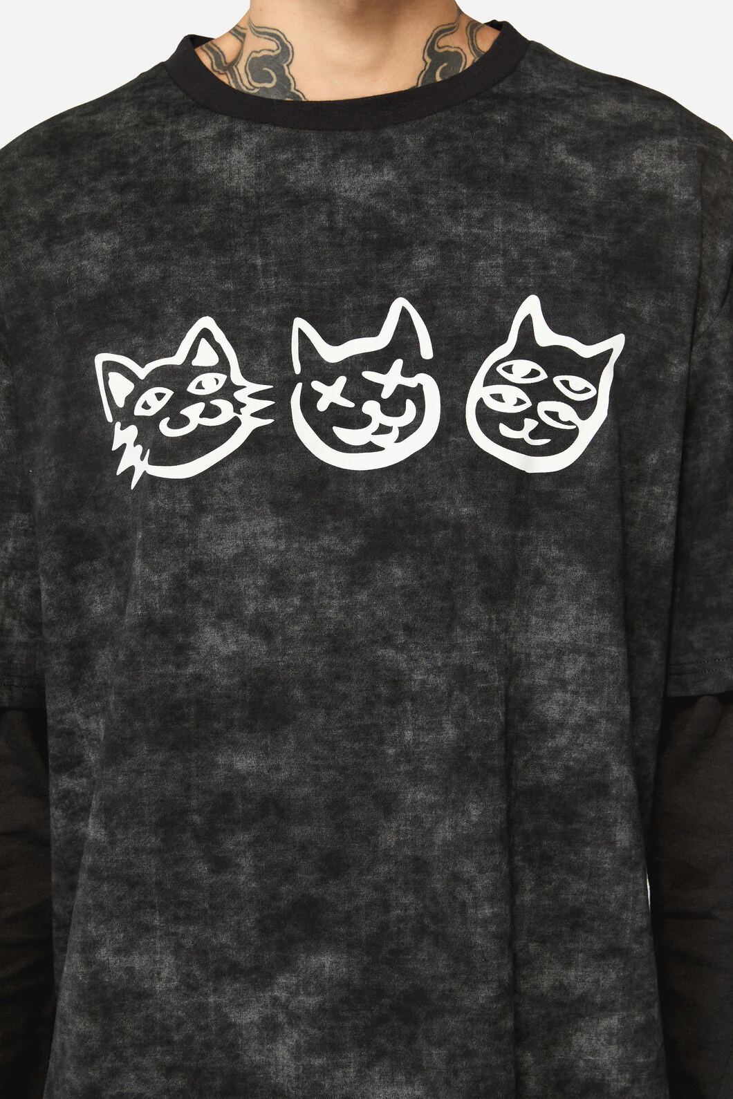 Laneway Graff Acid Wash Tee - Image 5