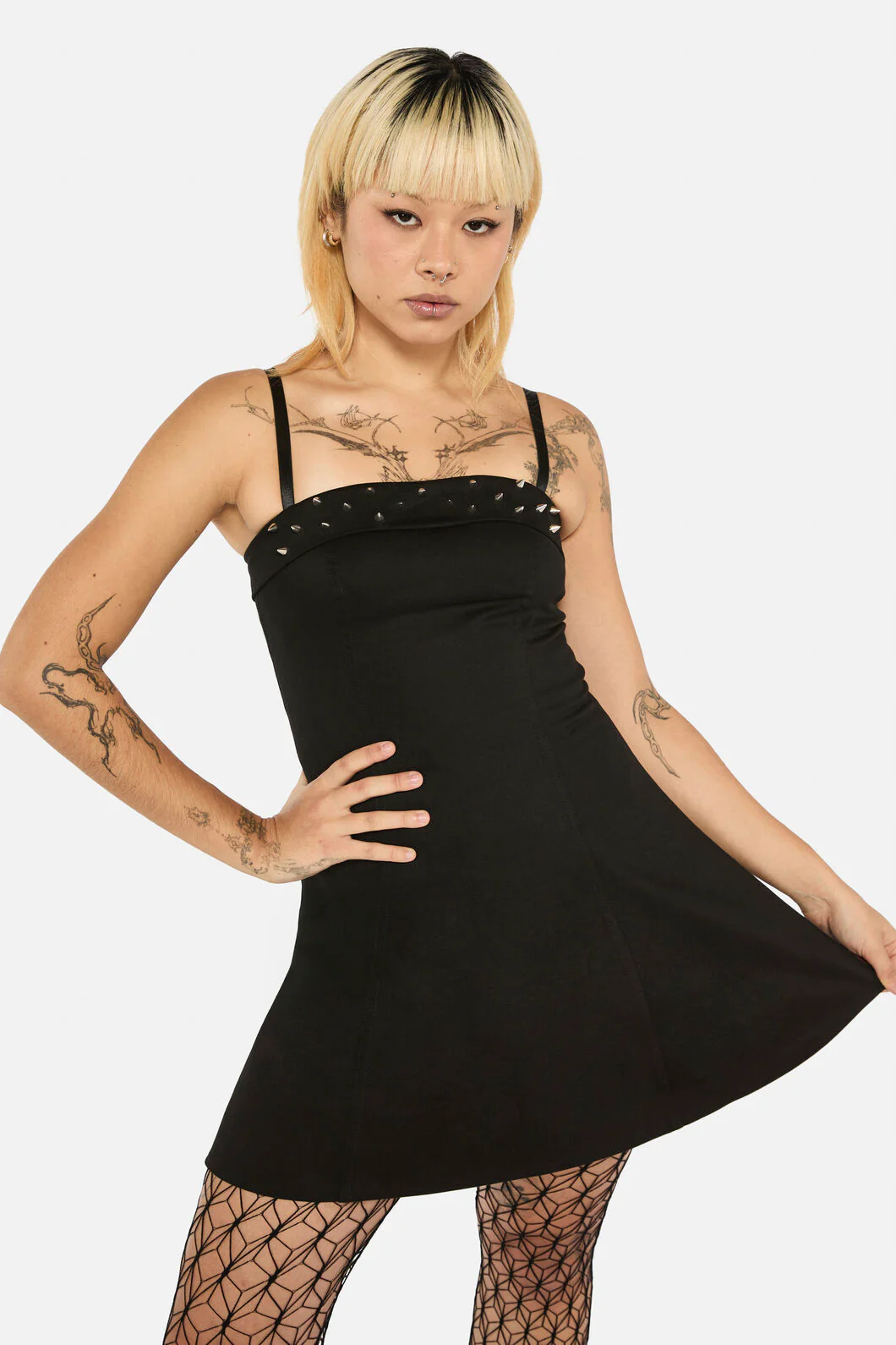 Laneway Studs Flared Dress - Image 2