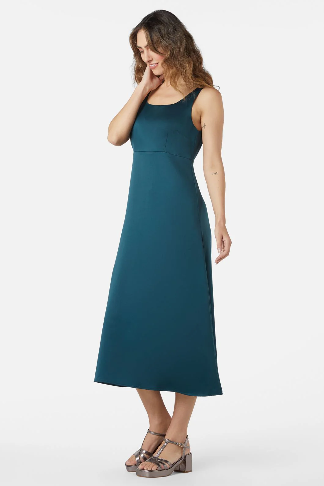 Lara Satin Dress - Image 3