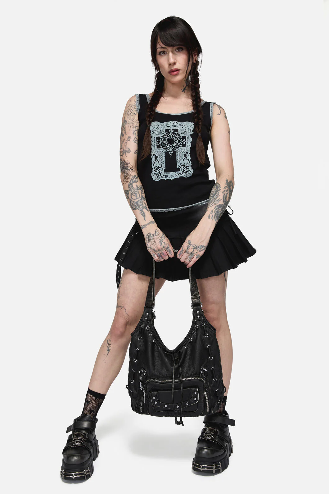 Large Slouch Stud Bag - Image 4