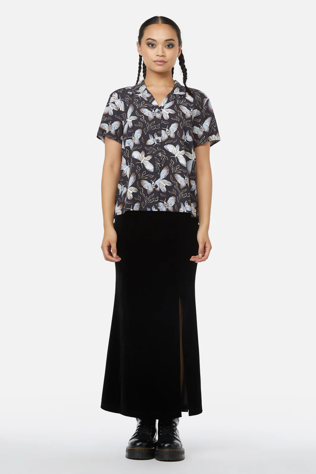 Larvae Print Blouse