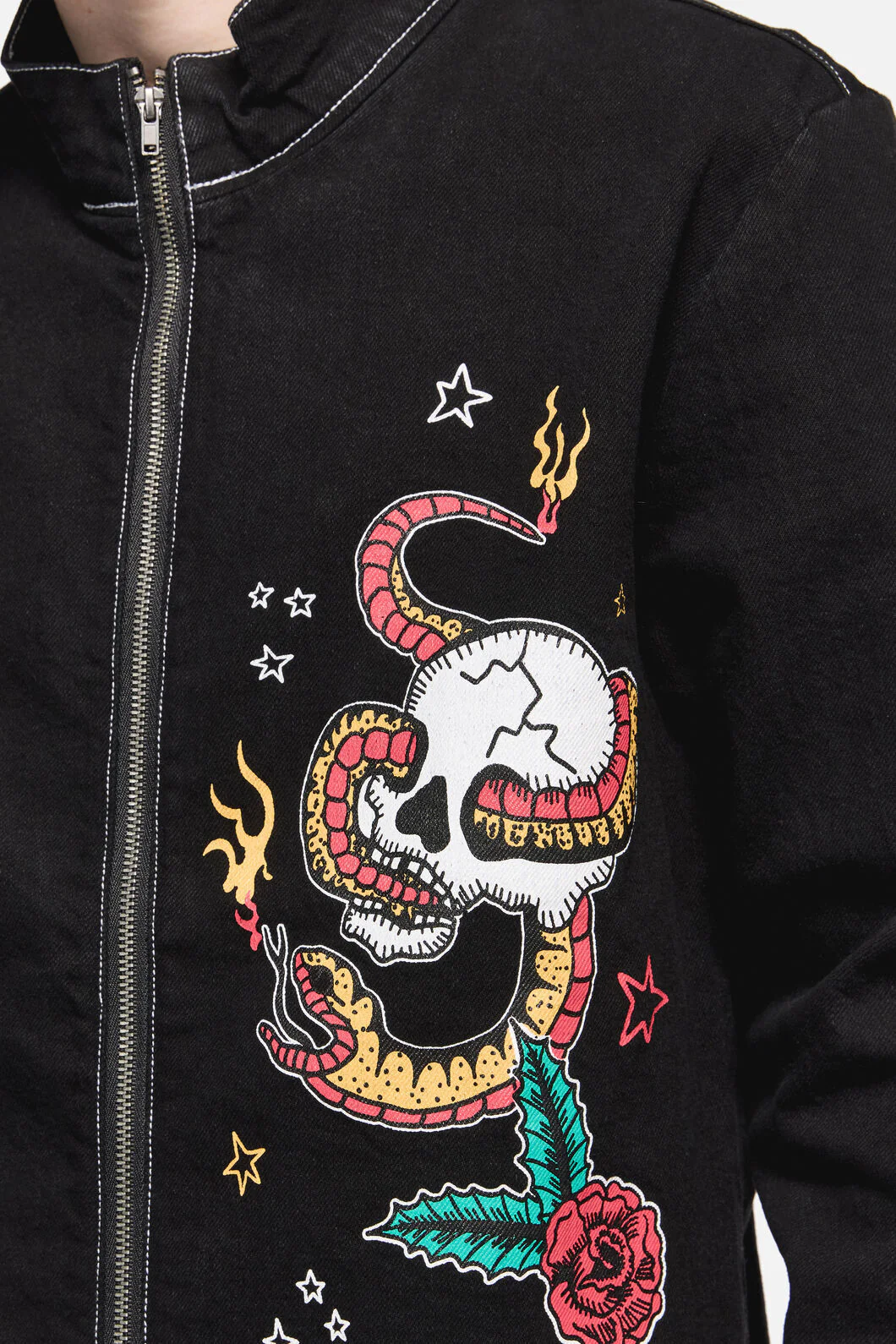 Lawless Denim Zipper Jacket - Image 6