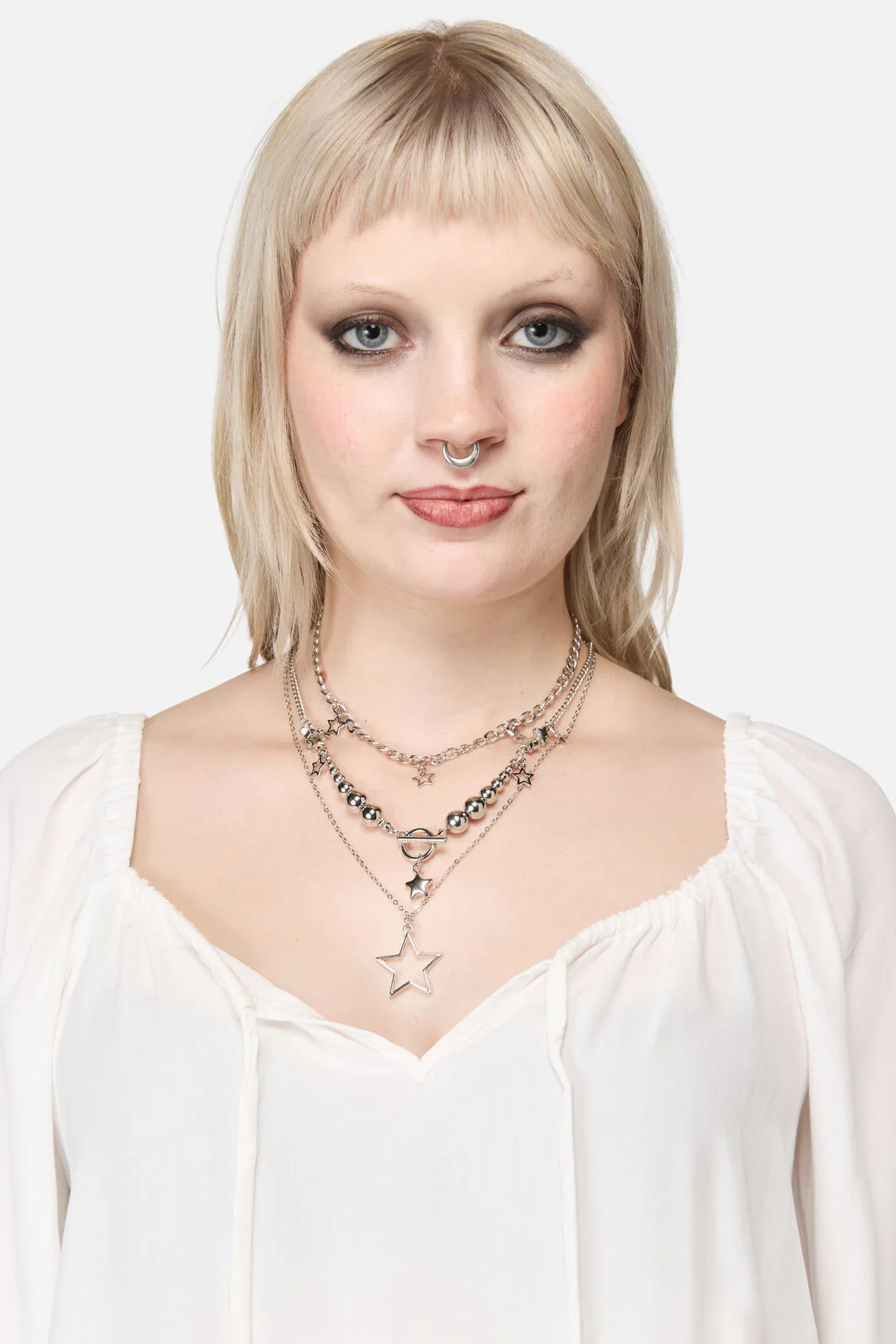 Layered Star Necklace