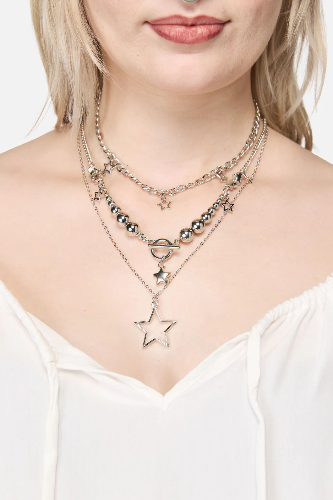 Layered Star Necklace - Image 2