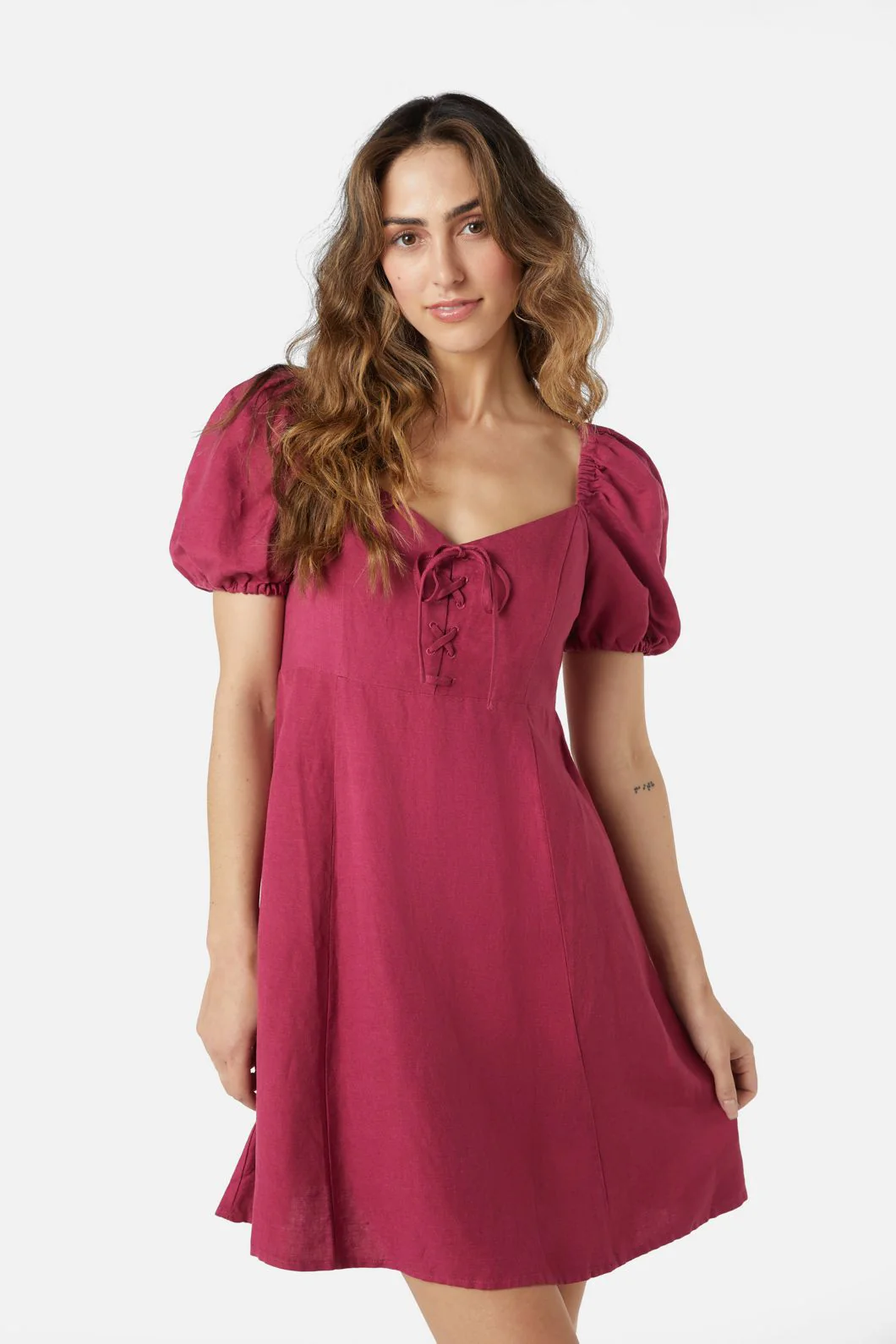 Leah Lace Up Dress - Image 6