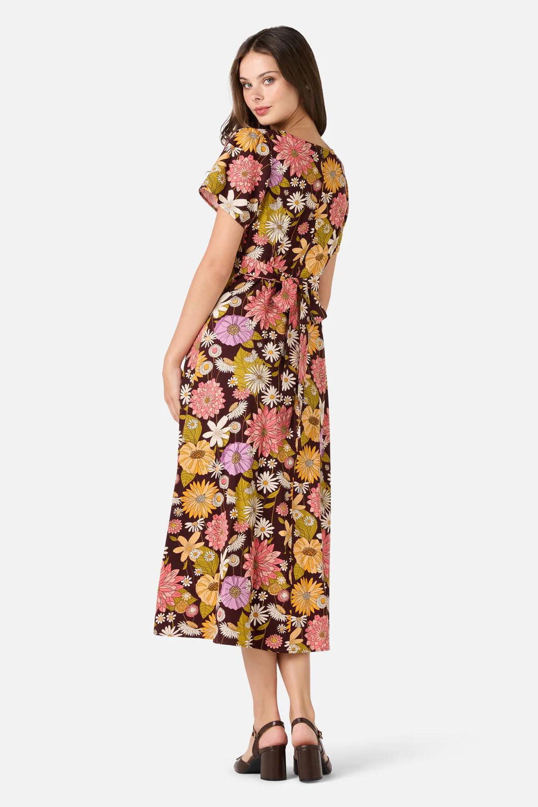 Leonie Floral Midi Dress - Image 4